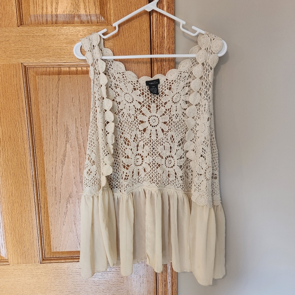 Rue 21 Lacy Vest